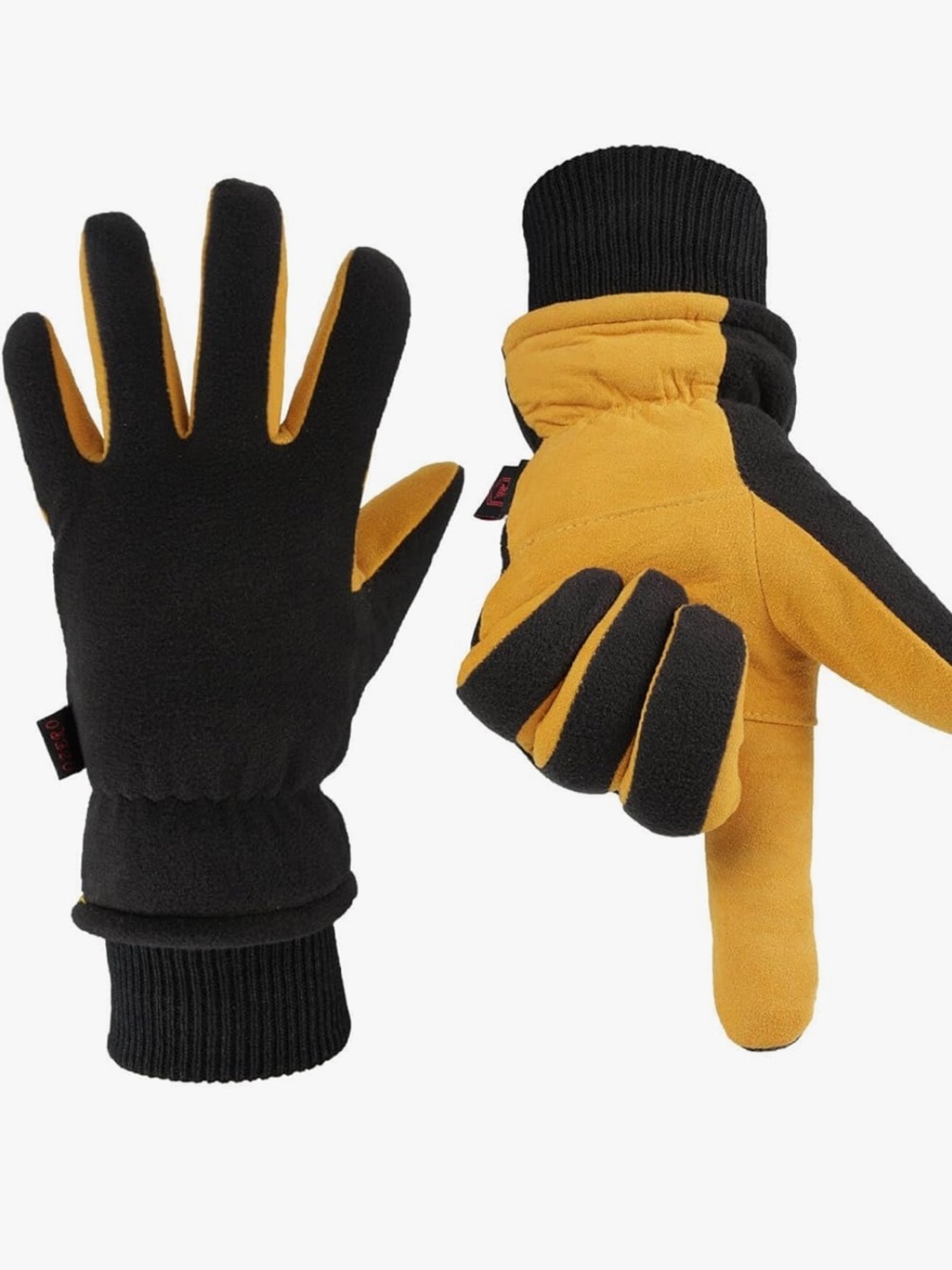 NWT OZERO Men & Women Winter Gloves -30°F Deerskin Leather Water-resistant Large
